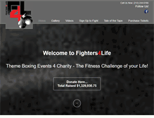 Tablet Screenshot of fighters4life.net